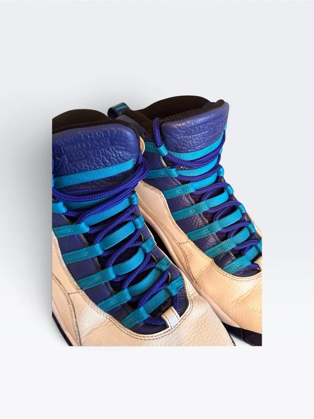 Air Jordan 10 Retro 'Charlotte' (2016) High-Top Sneakers| Size 11.5